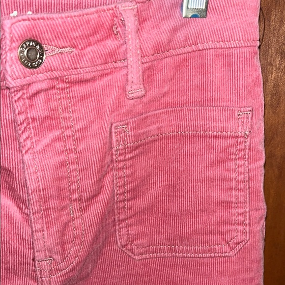 Girl’s Pink Corduroy Flared Jeans - Picture 2 of 5